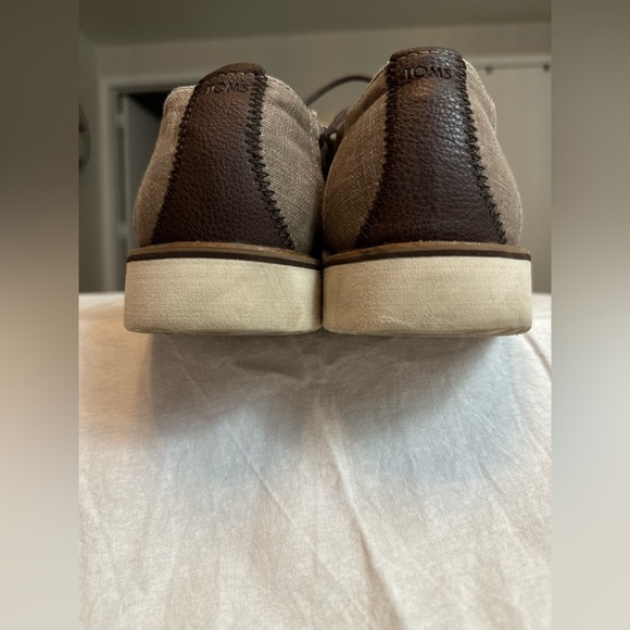 Toms Preston Toffee Coated Line brown rounded toe Shoe Size Men 8.5 SKU10011587 - Picture 6 of 10